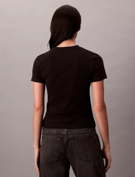 Женская футболка Calvin Klein с логотипом 1159840800 (Черный M)
