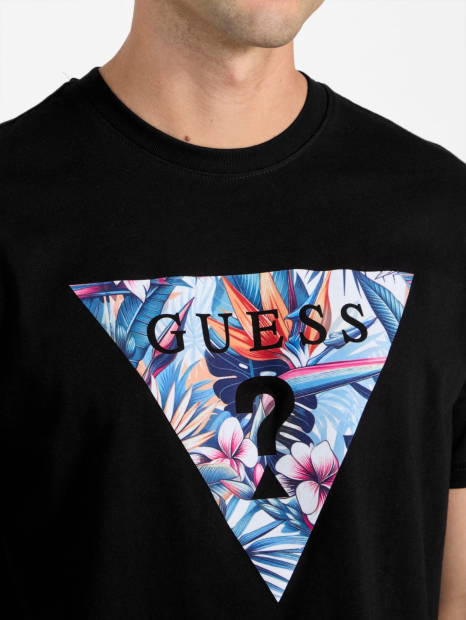 Чоловічі футболки Guess з логотипом 1159840803 (Чорний M)