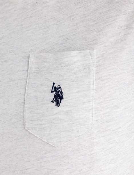 Футболка U.S. Polo Assn с логотипом 1159840808 (Серый XXL)
