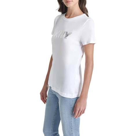 Футболка DKNY з фірмовим логотипом 1159841112 (Білий M)