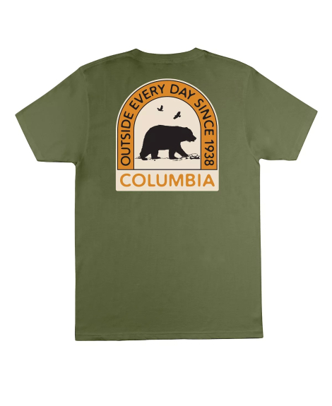 Мужская футболка Columbia 1159841184 (Зеленый L)