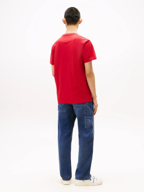 Футболка чоловіча Tommy Hilfiger з логотипом 1159841396 (Червоний M)