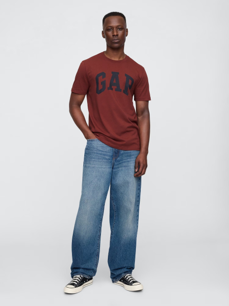 Футболка мужская GAP с логотипом 1159841473 (Коричневый M)