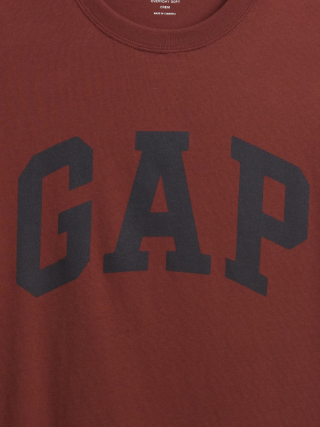 Футболка мужская GAP с логотипом 1159841473 (Коричневый M)