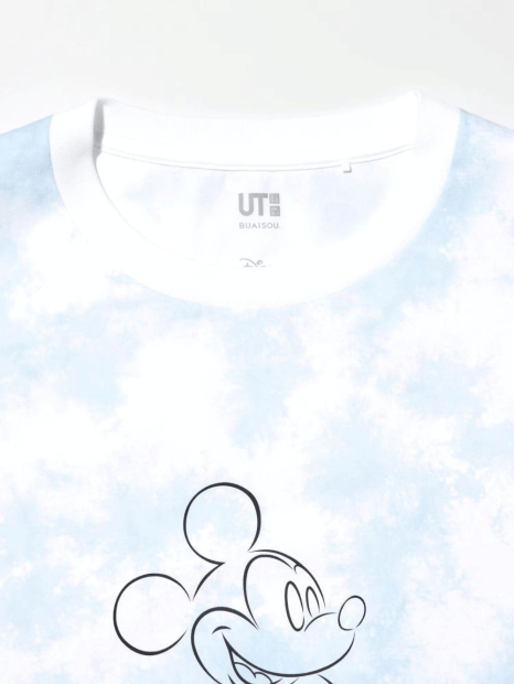 Футболка UNIQLO с рисунком Disney 1159841612 (Белый S)