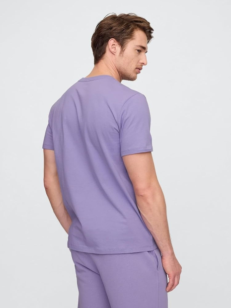 Футболка мужская GAP с логотипом 1159841618 (Фиолетовый M)