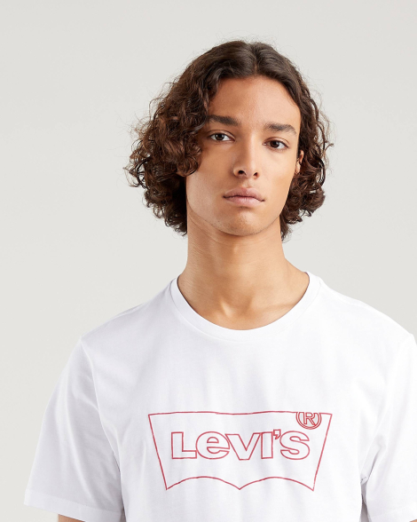 Футболка мужская Levi's с логотипом 1159841961 (Белый M)