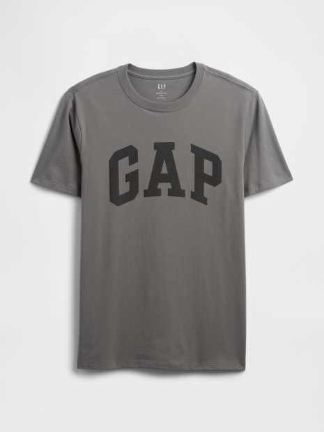Футболка мужская GAP с логотипом 1159842315 (Серый M)