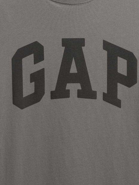 Футболка мужская GAP с логотипом 1159842315 (Серый M)