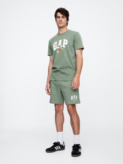 Футболка чоловіча GAP × Disney з логотипом 1159842381 (Зелений M)