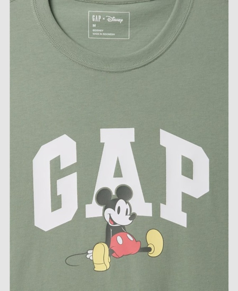 Футболка чоловіча GAP × Disney з логотипом 1159842381 (Зелений M)