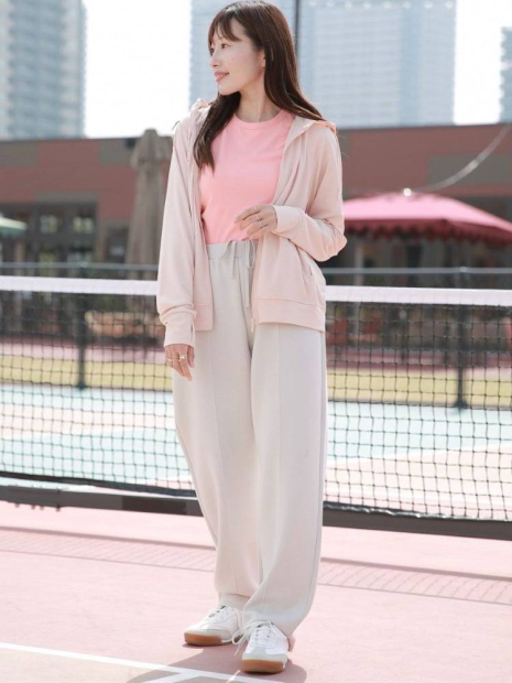 Жіноча футболка UNIQLO AIRism 1159842685 (Рожевий L)