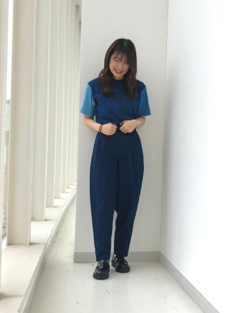 Футболка Disney in Blue UNIQLO с рисунком 1159842880 (Синий XXL)