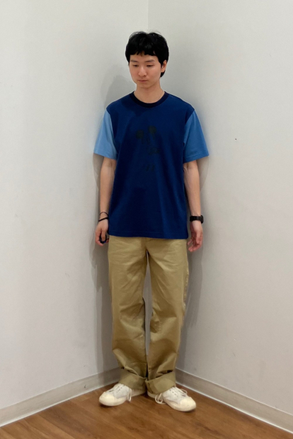 Футболка Disney in Blue UNIQLO с рисунком 1159842880 (Синий XXL)
