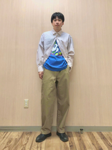 Футболка UNIQLO с Mickey Mouse 1159843003 (Синий XXL)
