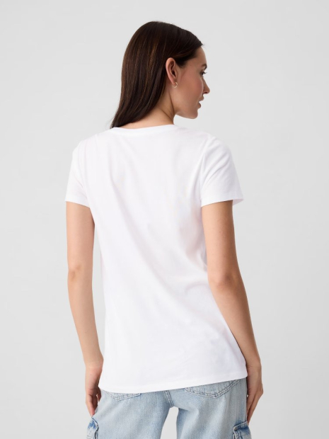 Жіноча футболка GAP з написом 1159843613 (Білий XS)