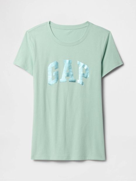 Женская футболка GAP с логотипом 1159843725 (Зеленый M)