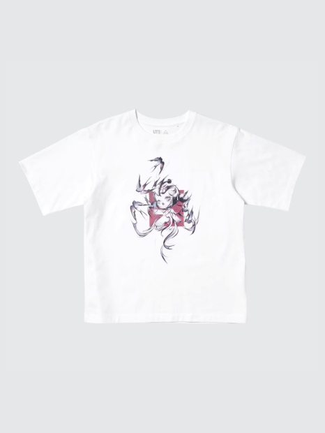 Футболка UNIQLO с принтом SKULLPANDA 1159843977 (Белый XXS)