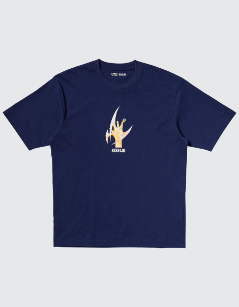 Футболка KISEIJU UT Graphic UNIQLO с принтом 1159844097 (Синий S)