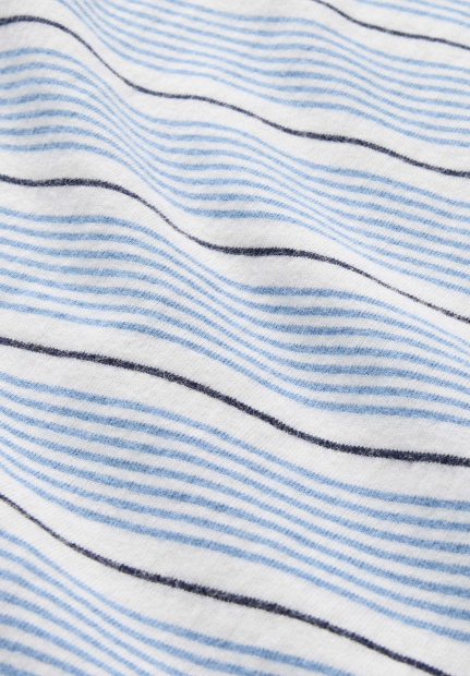 Чоловічі футболки GAP у смужку 1159844168 (Синій/Білий XL)