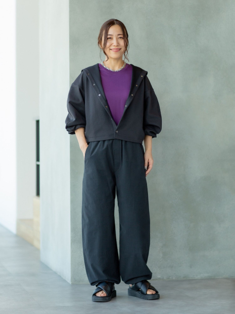 Футболка жіноча Supima UNIQLO 1159844182 (Фіолетовий M)