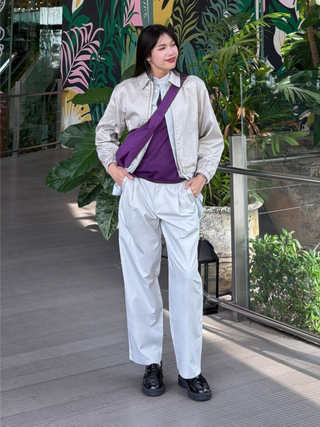 Футболка жіноча Supima UNIQLO 1159844182 (Фіолетовий M)