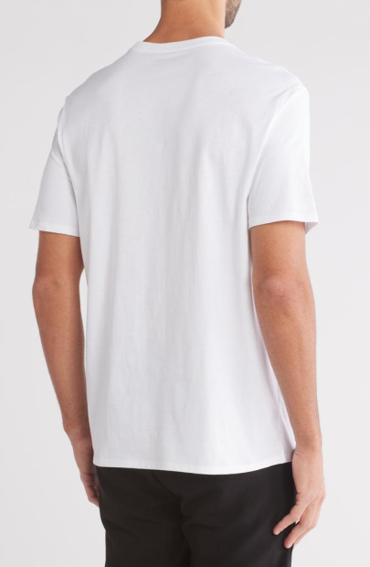 Мужская футболка Calvin Klein с логотипом 1159844385 (Белый XXL)