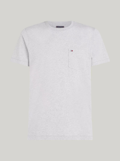 Мужская футболка Tommy Hilfiger с карманом 1159844353 (Серый 3XL)