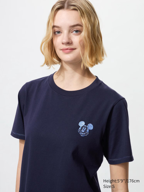 Футболка MAGIC FOR ALL UT UNIQLO с вышивкой 1159844402 (Синий XS)
