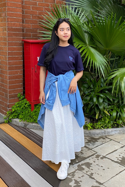Футболка MAGIC FOR ALL UT UNIQLO с вышивкой 1159844402 (Синий XS)