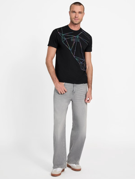 Мужская футболка Guess с принтом 1159844792 (Черный XL)