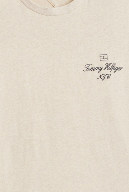 Мужская футболка Tommy Hilfiger с логотипом 1159845272 (Бежевый XXL)