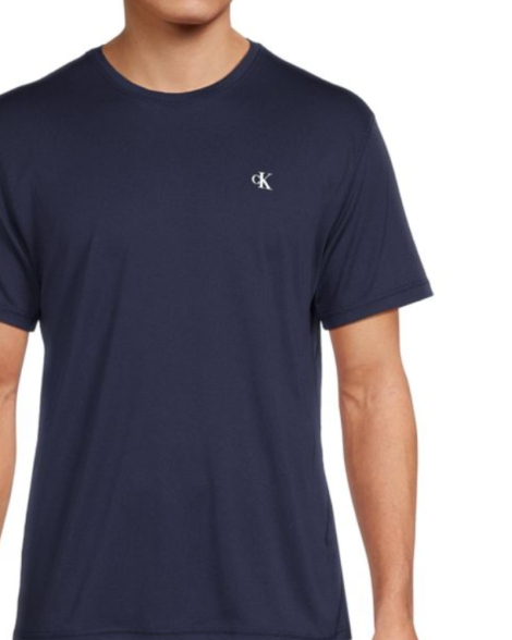 Мужская футболка Calvin Klein с защитой от УФ-лучей UPF 40+ 1159845371 (Синий M)