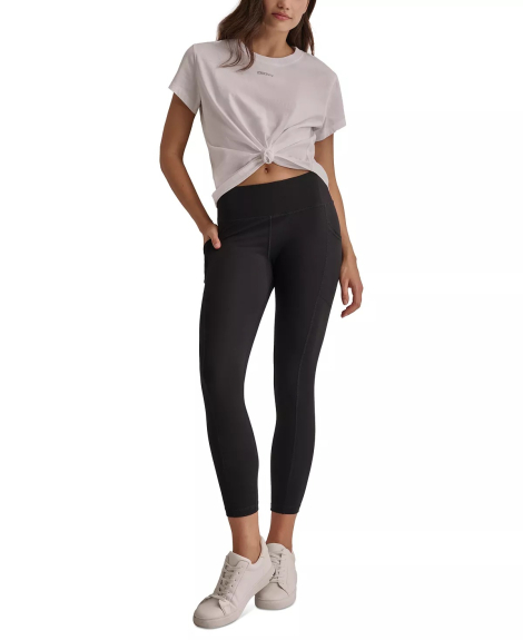 Женская футболка DKNY с узлом 1159845667 (Розовый XL)