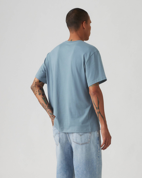 Футболка мужская Levi's с принтом 1159845684 (Синий XS)