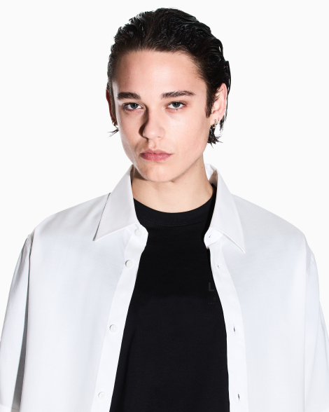 Футболка Armani Exchange с надписью в тон 1159845778 (Черный S)