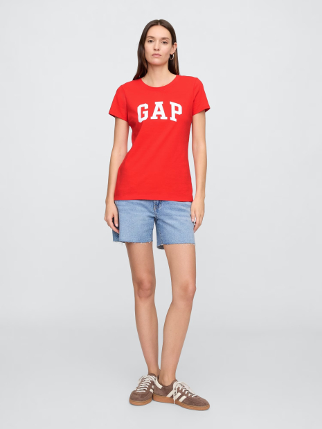 Яркая футболка GAP 1159845789 (Красный S)