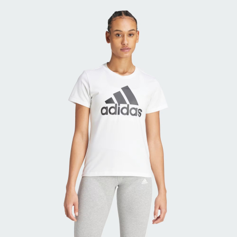 Женская футболка Adidas с логотипом 1159845815 (Белый XS)