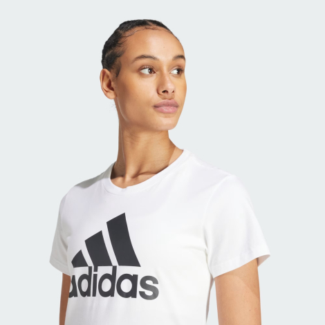 Женская футболка Adidas с логотипом 1159845815 (Белый XS)