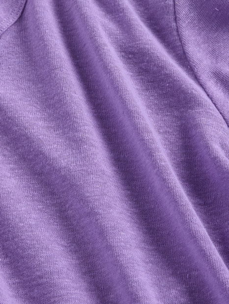 Женская укороченная футболка GAP 1159845858 (Сиреневый L)