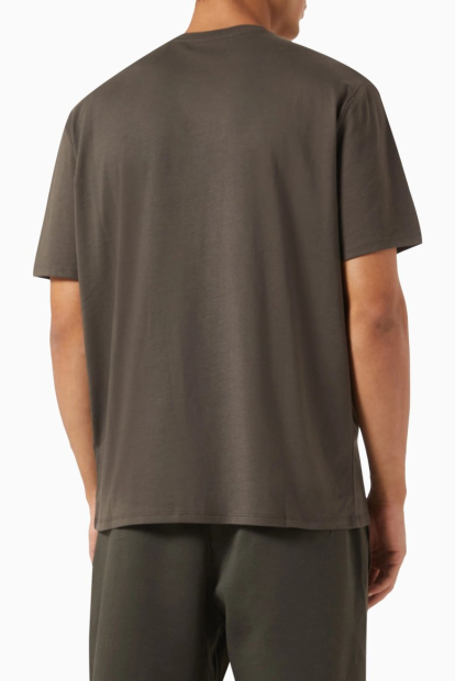 Чоловічі футболки з логотипом Armani Exchange 1159845873 (Коричневий XXL)