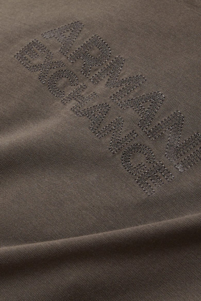 Чоловічі футболки з логотипом Armani Exchange 1159845873 (Коричневий XXL)