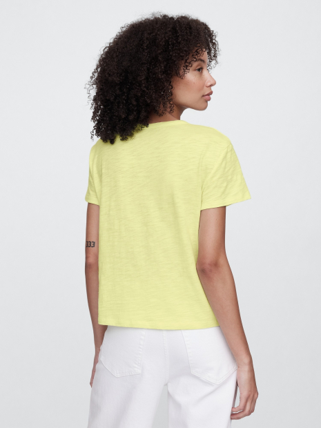 Женская футболка GAP 1159845928 (Желтый XL)
