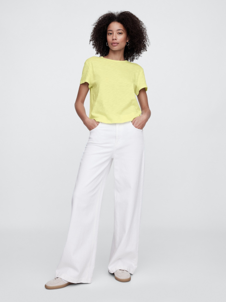 Женская футболка GAP 1159845928 (Желтый XL)