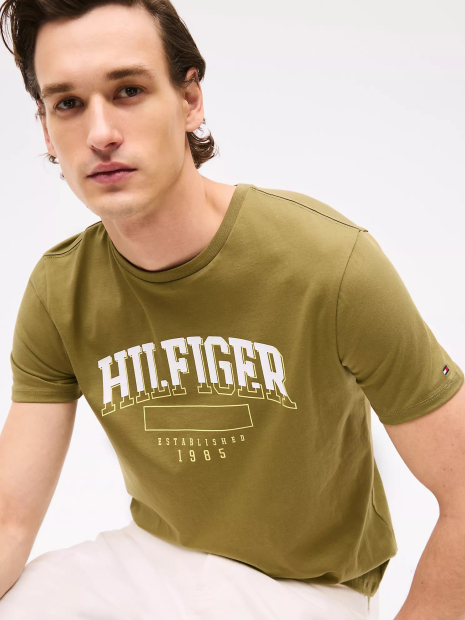 Мужская футболка Tommy Hilfiger 1159845957 (Зеленый L)