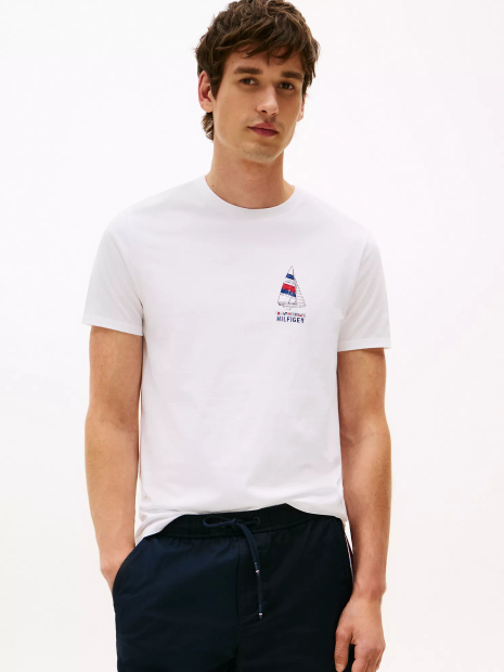 Чоловічі футболки Tommy Hilfiger 1159845959 (Білий XXL)