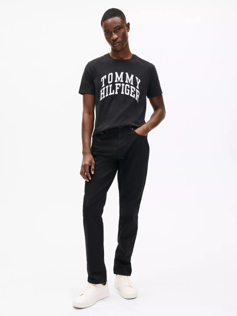 Мужская футболка Tommy Hilfiger с логотипом 1159845961 (Черный S)