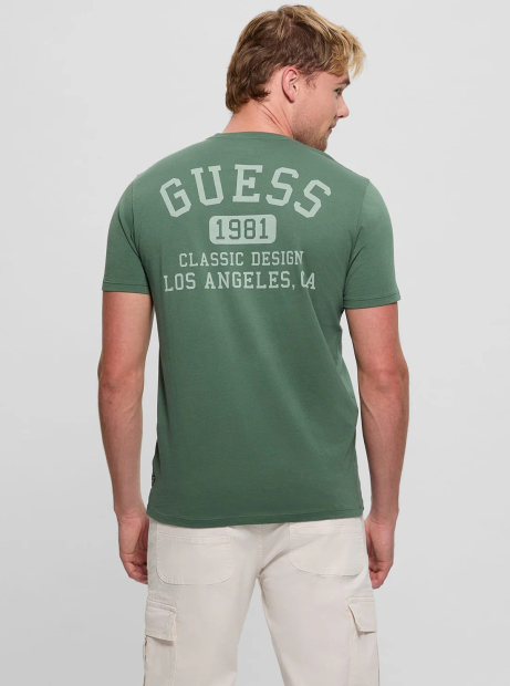 Мужская футболка Guess 1159846155 (Зеленый L)