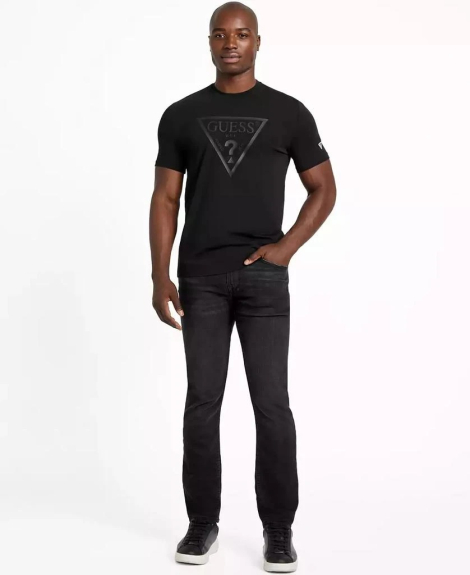 Мужская футболка Guess с логотипом 1159846282 (Черный S)