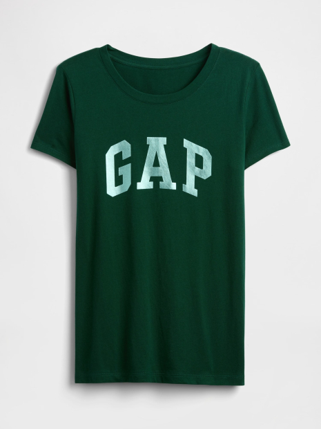 Женская футболка GAP с логотипом 1159846304 (Зеленый L)